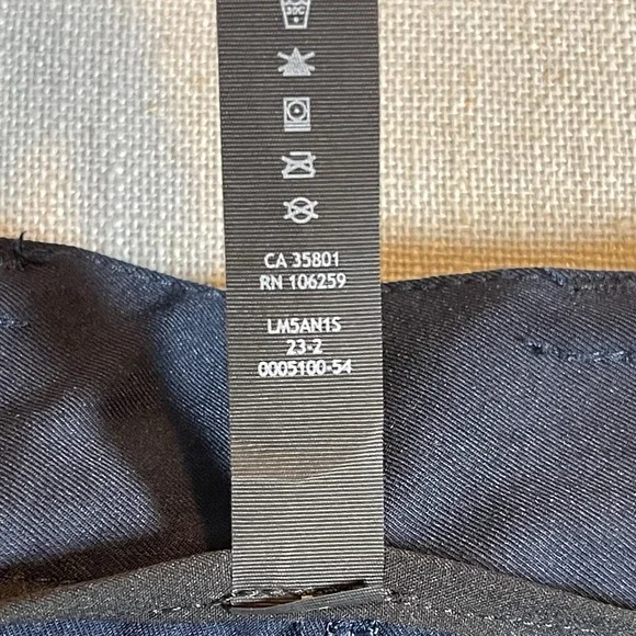 Lululemon Relaxed-Tapered Smooth Twill Trouser 34x28 True Navy Men's LM5AN1S - Picture 9 of 16